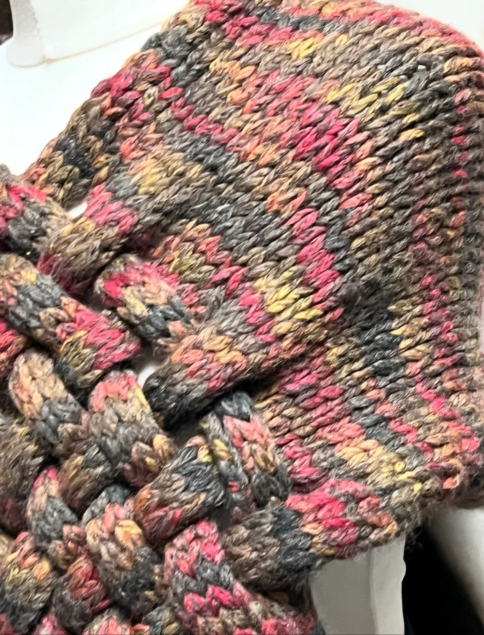 Save The Queen alpaca and wool poncho new – photo 4